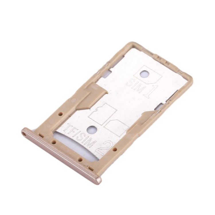 For Xiaomi Redmi 4A SIM & SIM / TF Card Tray(Gold) - free shipping - PMc TechLife - Order now!
