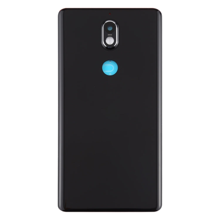 Battery Back Cover with Camera Lens for Nokia 7 TA-1041(Black) - Back Cover by PMC TechLife | Online Shopping South Africa | PMC TechLife | Buy Now Pay Later Mobicred