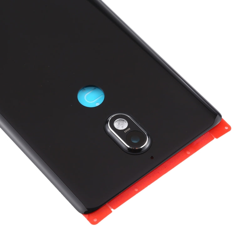 Battery Back Cover with Camera Lens for Nokia 7 TA-1041(Black) - Back Cover by PMC TechLife | Online Shopping South Africa | PMC TechLife | Buy Now Pay Later Mobicred