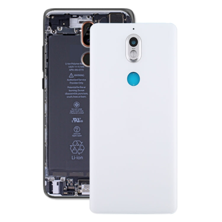 Battery Back Cover with Camera Lens for Nokia 7 TA-1041(White) - Back Cover by PMC TechLife | Online Shopping South Africa | PMC TechLife | Buy Now Pay Later Mobicred