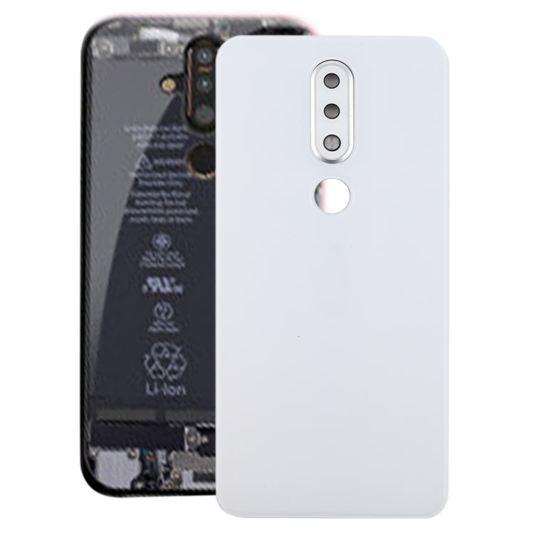 Battery Back Cover with Camera Lens for Nokia X6 (2018) / 6.1 Plus TA-1099 TA-1103(White) - Back Cover by PMC TechLife | Online Shopping South Africa | PMC TechLife | Buy Now Pay Later Mobicred