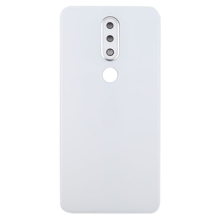Battery Back Cover with Camera Lens for Nokia X6 (2018) / 6.1 Plus TA-1099 TA-1103(White) - Back Cover by PMC TechLife | Online Shopping South Africa | PMC TechLife | Buy Now Pay Later Mobicred
