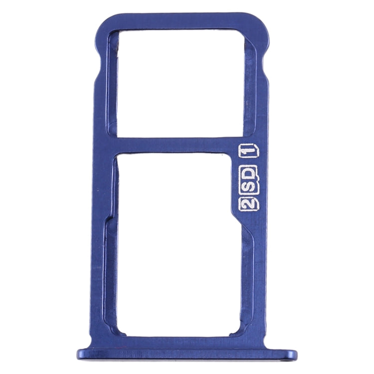 SIM Card Tray + SIM Card Tray / Micro SD Card Tray for Nokia  X7 / 8.1 / 7.1 Plus / TA-1131(Blue) - Card Tray by PMc TechLife | Online Shopping South Africa | PMc TechLife | Buy Now Pay Later Mobicred