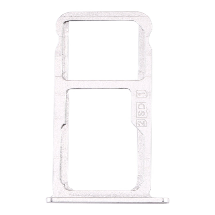 SIM Card Tray + SIM Card Tray / Micro SD Card Tray for Nokia  X7 / 8.1 / 7.1 Plus / TA-1131(Silver) - Card Tray by PMc TechLife | Online Shopping South Africa | PMc TechLife | Buy Now Pay Later Mobicred