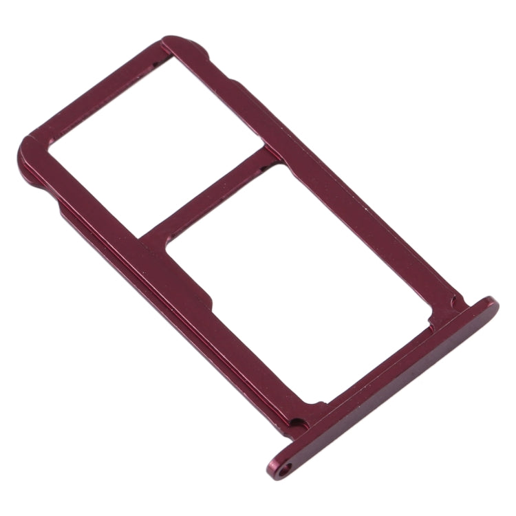 SIM Card Tray + SIM Card Tray / Micro SD Card Tray for Nokia  X7 / 8.1 / 7.1 Plus / TA-1131(Purplish Red) - Card Tray by PMc TechLife | Online Shopping South Africa | PMc TechLife | Buy Now Pay Later Mobicred