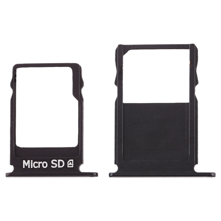 SIM Card Tray + Micro SD Card Tray for Nokia  3 TA-1020 TA-1028 TA-1032 TA-1038(Black) - Card Tray by PMc TechLife | Online Shopping South Africa | PMc TechLife | Buy Now Pay Later Mobicred