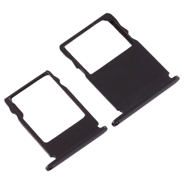 SIM Card Tray + Micro SD Card Tray for Nokia  3 TA-1020 TA-1028 TA-1032 TA-1038(Black) - Card Tray by PMc TechLife | Online Shopping South Africa | PMc TechLife | Buy Now Pay Later Mobicred