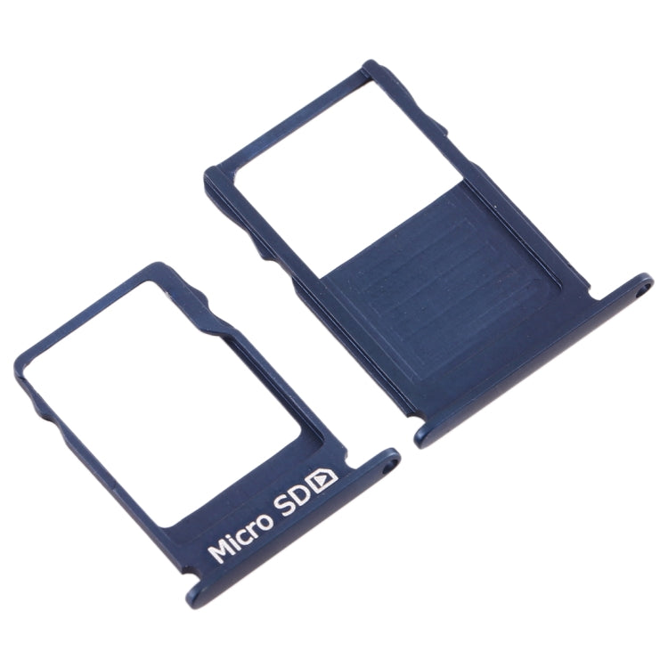 SIM Card Tray + Micro SD Card Tray for Nokia  3 TA-1020 TA-1028 TA-1032 TA-1038(Blue) - Card Tray by PMc TechLife | Online Shopping South Africa | PMc TechLife | Buy Now Pay Later Mobicred