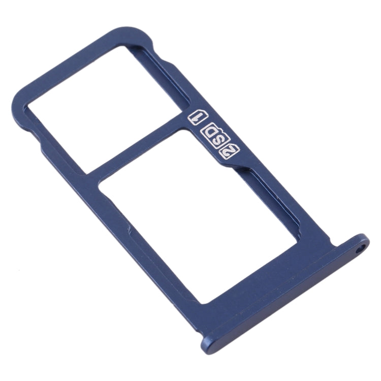 SIM Card Tray + SIM Card Tray / Micro SD Card Tray for Nokia 7.1 / TA-1100 TA-1096 TA-1095 TA-1085 TA-1097 (Blue) - Card Tray by PMc TechLife | Online Shopping South Africa | PMc TechLife | Buy Now Pay Later Mobicred