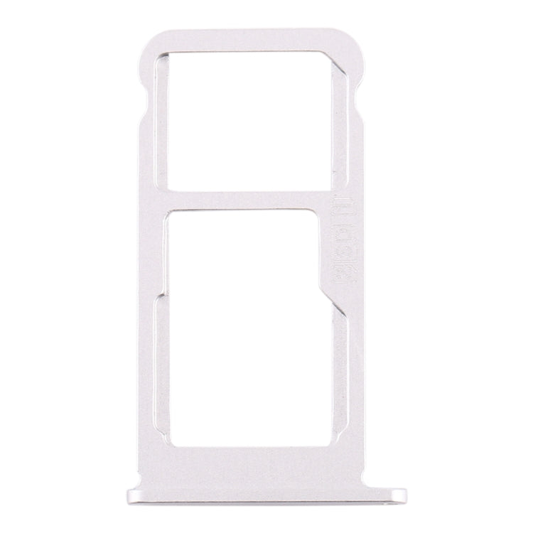 SIM Card Tray + SIM Card Tray / Micro SD Card Tray for Nokia 7.1 / TA-1100 TA-1096 TA-1095 TA-1085 TA-1097 (Silver) - Card Tray by PMc TechLife | Online Shopping South Africa | PMc TechLife | Buy Now Pay Later Mobicred