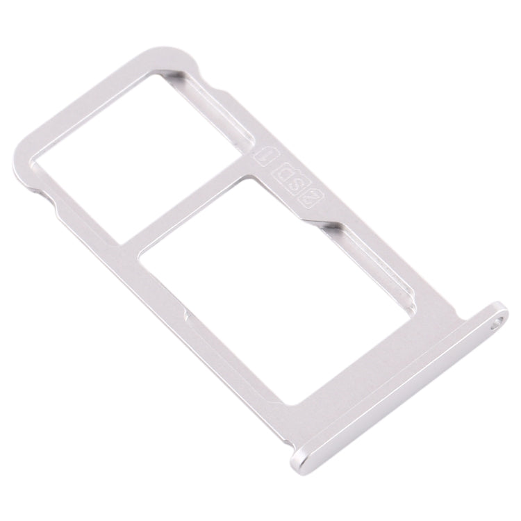 SIM Card Tray + SIM Card Tray / Micro SD Card Tray for Nokia 7.1 / TA-1100 TA-1096 TA-1095 TA-1085 TA-1097 (Silver) - Card Tray by PMc TechLife | Online Shopping South Africa | PMc TechLife | Buy Now Pay Later Mobicred