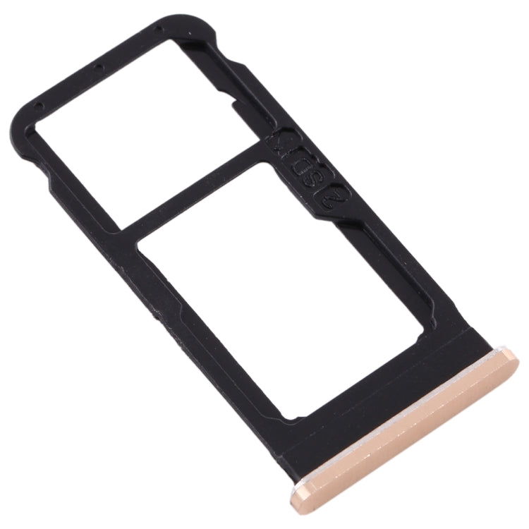SIM Card Tray + SIM Card Tray / Micro SD Card Tray for Nokia 6.1 / 6 (2018) / TA-1043 TA-1045 TA-1050 TA-1054 TA-1068 (Gold) - Card Tray by PMC TechLife | Online Shopping South Africa | PMC TechLife
