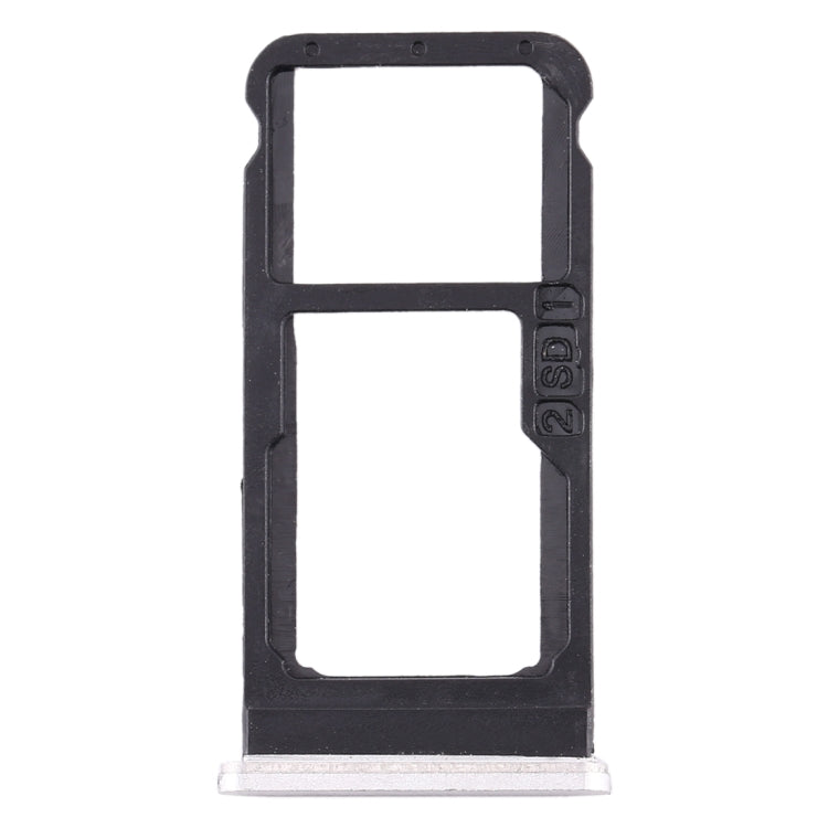 SIM Card Tray + SIM Card Tray / Micro SD Card Tray for Nokia 6.1 / 6 (2018) / TA-1043 TA-1045 TA-1050 TA-1054 TA-1068 (White) - Card Tray by PMc TechLife | Online Shopping South Africa | PMc TechLife | Buy Now Pay Later Mobicred