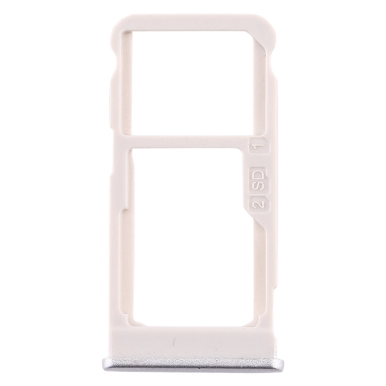 SIM Card Tray + SIM Card Tray / Micro SD Card Tray for Nokia 5.1 Plus / X5 TA-1102 TA-1105 TA-1108 TA-1109 TA-1112 TA-1120 TA-1199(Silver) - free shipping - PMc TechLife - Order now!
