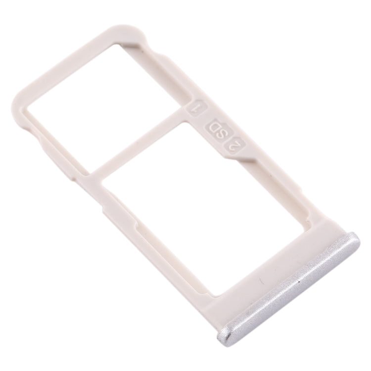 SIM Card Tray + SIM Card Tray / Micro SD Card Tray for Nokia 5.1 Plus / X5 TA-1102 TA-1105 TA-1108 TA-1109 TA-1112 TA-1120 TA-1199(Silver) - free shipping - PMc TechLife - Order now!