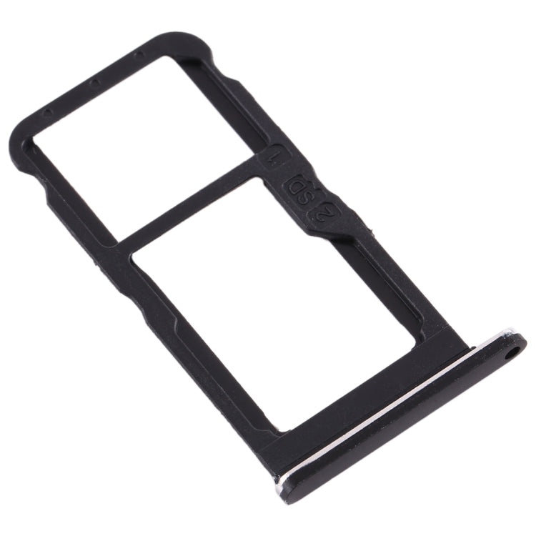 SIM Card Tray + SIM Card Tray / Micro SD Card Tray for Nokia 7 TA-1041 (Black) - Card Tray by PMc TechLife | Online Shopping South Africa | PMc TechLife | Buy Now Pay Later Mobicred
