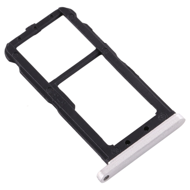 SIM Card Tray + SIM Card Tray / Micro SD Card Tray for Nokia 7 TA-1041 (White) - Card Tray by PMc TechLife | Online Shopping South Africa | PMc TechLife | Buy Now Pay Later Mobicred