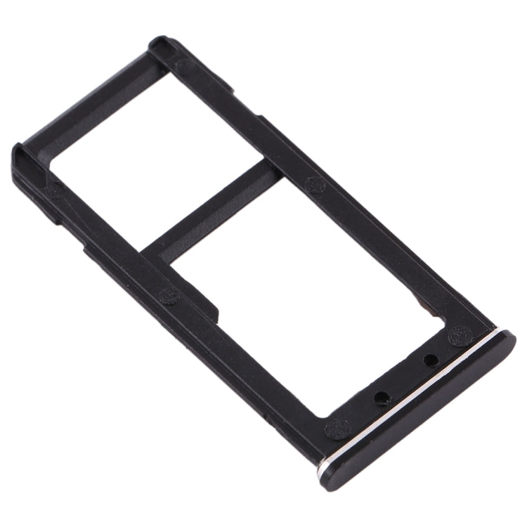 SIM Card Tray + SIM Card Tray / Micro SD Card Tray for Nokia 6 TA-1000 TA-1003 TA-1021 TA-1025 TA-1033 TA-1039 (Black) - Card Tray by PMc TechLife | Online Shopping South Africa | PMc TechLife | Buy Now Pay Later Mobicred