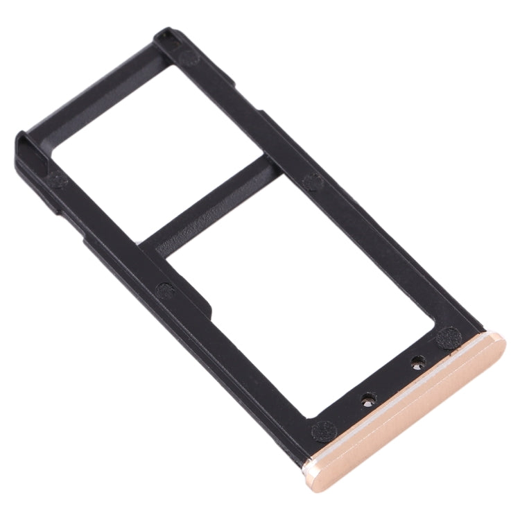 SIM Card Tray + SIM Card Tray / Micro SD Card Tray for Nokia 6 TA-1000 TA-1003 TA-1021 TA-1025 TA-1033 TA-1039 (Gold) - Card Tray by PMc TechLife | Online Shopping South Africa | PMc TechLife | Buy Now Pay Later Mobicred