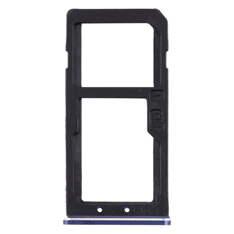 SIM Card Tray + SIM Card Tray / Micro SD Card Tray for Nokia 6 TA-1000 TA-1003 TA-1021 TA-1025 TA-1033 TA-1039 (Blue) - Card Tray by PMc TechLife | Online Shopping South Africa | PMc TechLife | Buy Now Pay Later Mobicred