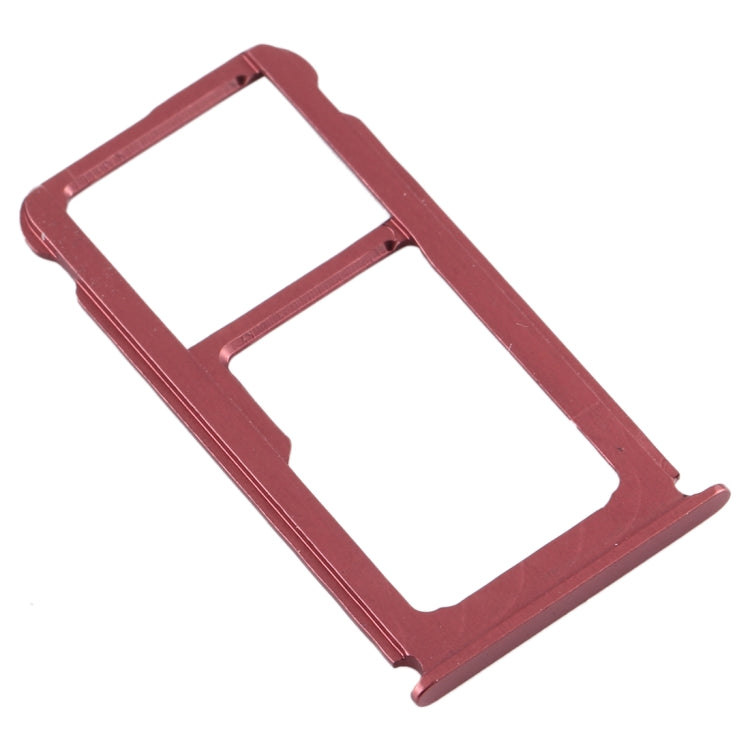 SIM Card Tray + SIM Card Tray / Micro SD Card Tray for Nokia 7 Plus TA-1062 (Purplish Red) - Card Tray by PMc TechLife | Online Shopping South Africa | PMc TechLife | Buy Now Pay Later Mobicred
