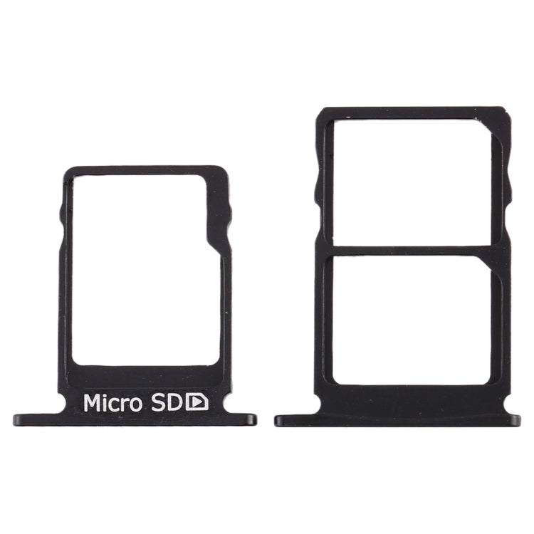 SIM Card Tray + SIM Card Tray + Micro SD Card Tray for Nokia 5 / N5 TA-1024 TA-1027 TA-1044 TA-1053 (Black) - free shipping - PMc TechLife - Order now!