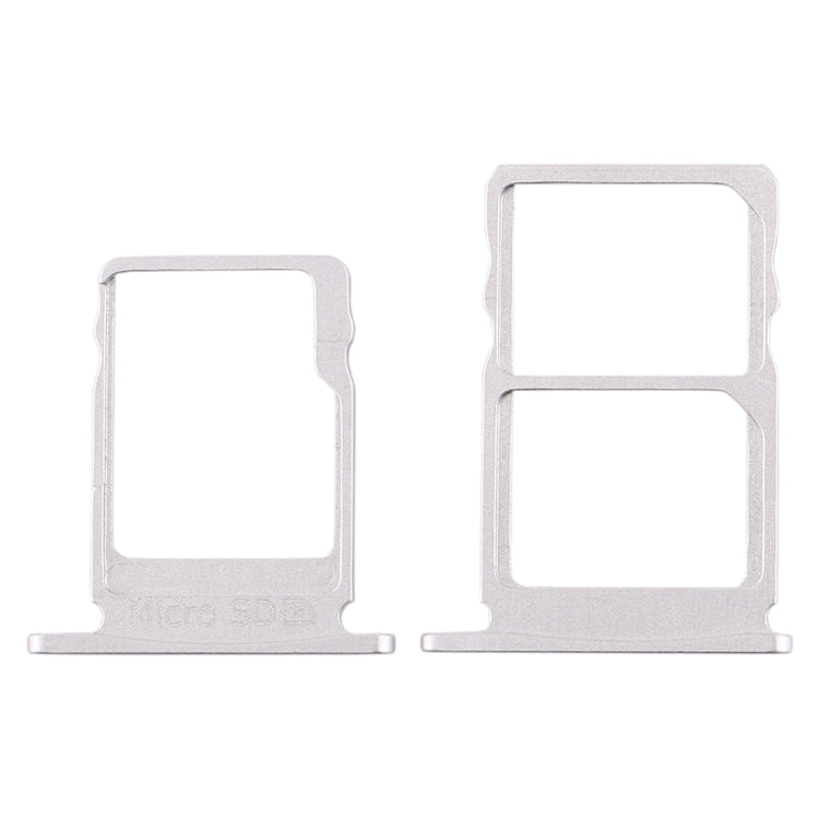 SIM Card Tray + SIM Card Tray + Micro SD Card Tray for Nokia 5 / N5 TA-1024 TA-1027 TA-1044 TA-1053 (White) - Card Tray by PMc TechLife | Online Shopping South Africa | PMc TechLife | Buy Now Pay Later Mobicred