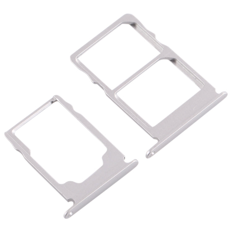 SIM Card Tray + SIM Card Tray + Micro SD Card Tray for Nokia 3.1 TA-1049 TA-1057 TA-1063 TA-1070 (White) - Card Tray by PMc TechLife | Online Shopping South Africa | PMc TechLife | Buy Now Pay Later Mobicred