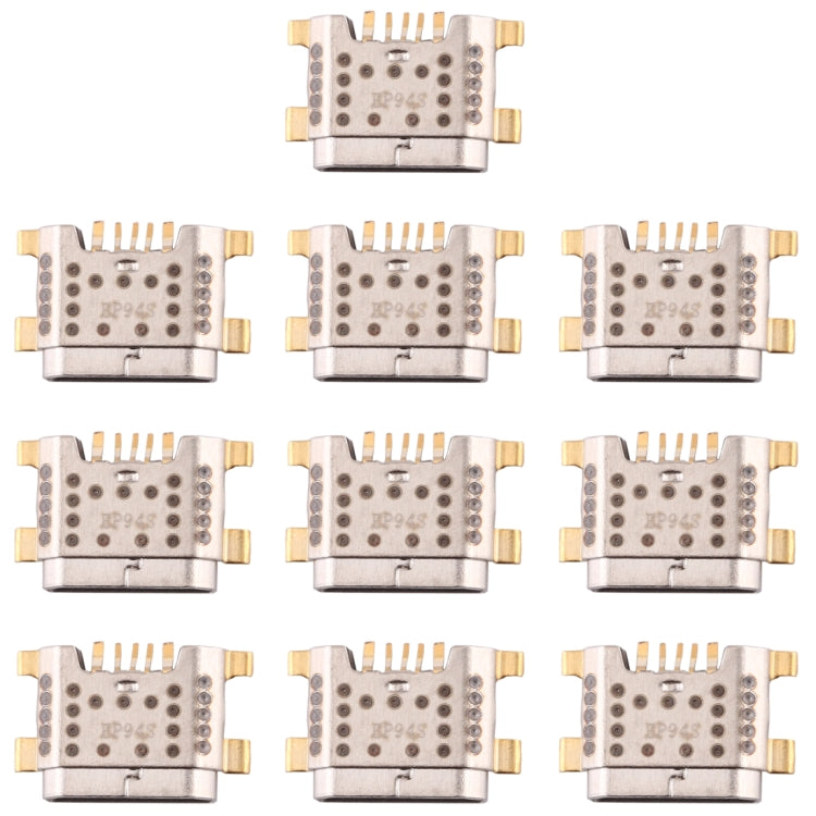 For Vivo Y3 / U1 / Y95 / Y97 / Z1 / Z3 / Z5 / Z5X 10pcs Charging Port Connector - Single Tail Connector by PMC TechLife | Online Shopping South Africa | PMC TechLife | Buy Now Pay Later Mobicred