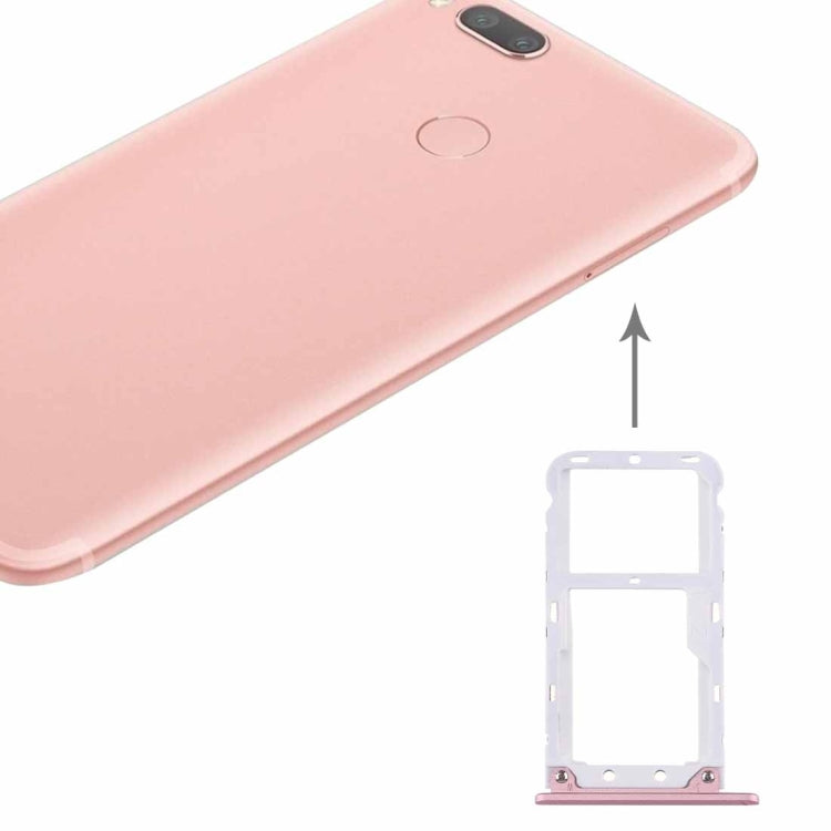 For Xiaomi Mi 5X / A1 SIM & SIM / TF Card Tray(Rose Gold) - Card Tray by PMc TechLife | Online Shopping South Africa | PMc TechLife | Buy Now Pay Later Mobicred