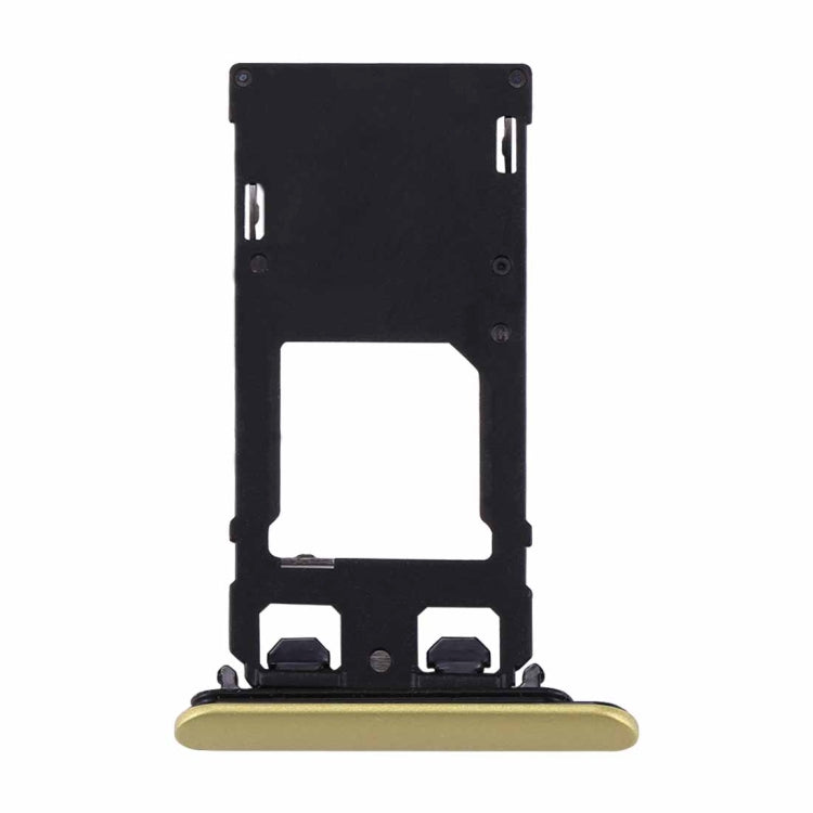 for Sony Xperia XZs (Single SIM Version) SIM & Micro SD Card Tray(Gold) - Card Tray by PMc TechLife | Online Shopping South Africa | PMc TechLife | Buy Now Pay Later Mobicred