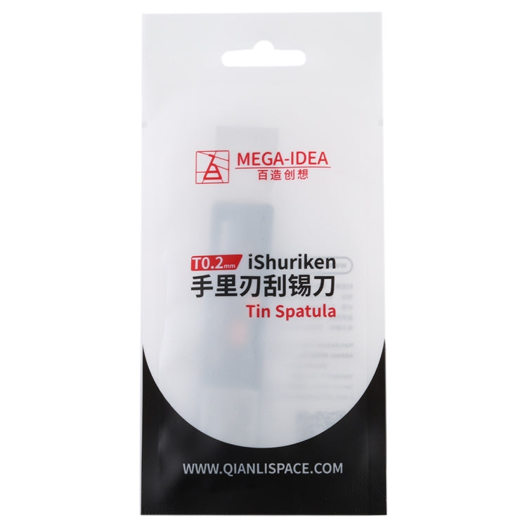 Qianli iShuriken T0.2mm Solder Paster Scraping Tin Knife Wear-resistant Bevel - free shipping - PMC TechLife - Order now!