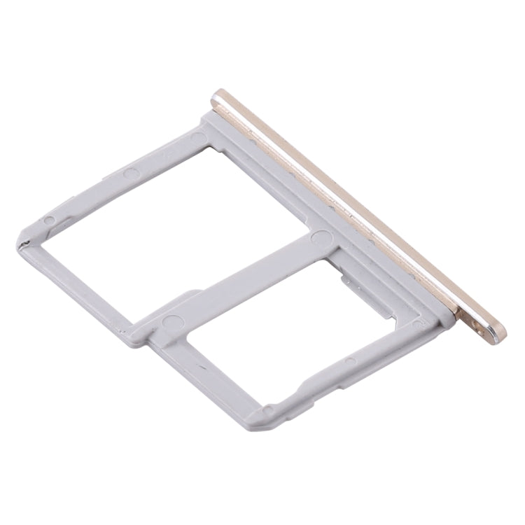 SIM Card Tray + Micro SD Card Tray for LG Q6 / M700 / M700N / G6 Mini(Gold) - For LG by PMc TechLife | Online Shopping South Africa | PMc TechLife | Buy Now Pay Later Mobicred