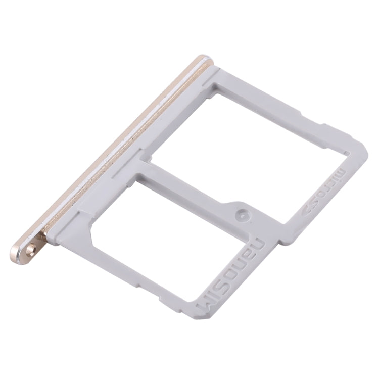 SIM Card Tray + Micro SD Card Tray for LG Q6 / M700 / M700N / G6 Mini(Gold) - For LG by PMc TechLife | Online Shopping South Africa | PMc TechLife | Buy Now Pay Later Mobicred