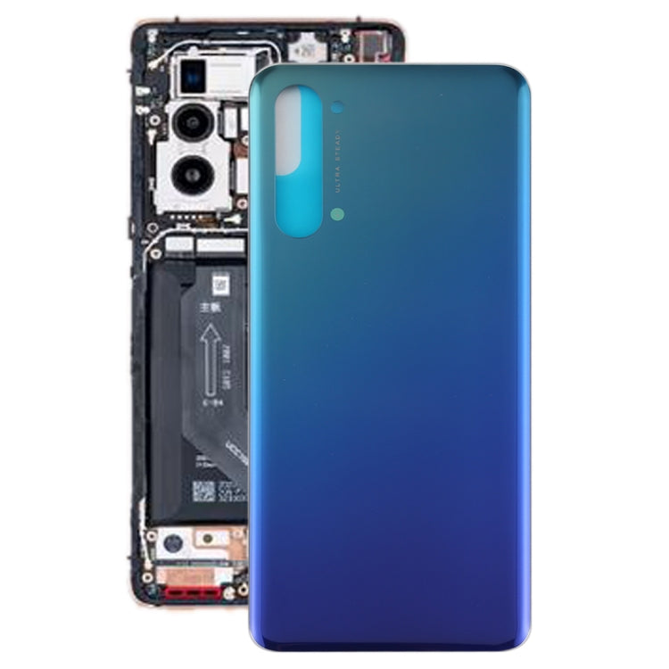 For OPPO Reno3 5G Battery Back Cover (Aurora Blue) - Back Cover by PMc TechLife | Online Shopping South Africa | PMc TechLife | Buy Now Pay Later Mobicred