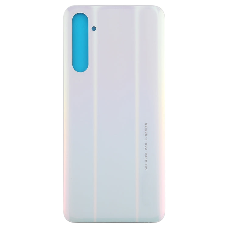 For OPPO K5 Battery Back Cover (White) - Back Cover by PMC TechLife | Online Shopping South Africa | PMC TechLife | Buy Now Pay Later Mobicred