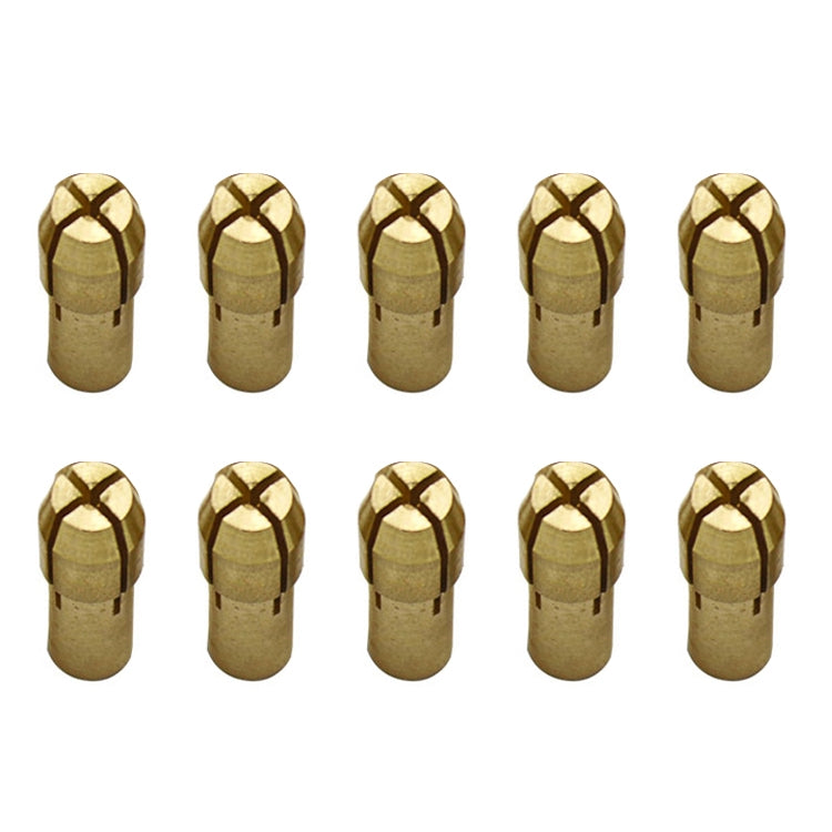 10 PCS Three-claw Copper Clamp Nut for Electric Mill Fittings���Bore diameter: 0.8mm - Hex Key & Spanner by PMC TechLife | Online Shopping South Africa | PMC TechLife | Buy Now Pay Later Mobicred