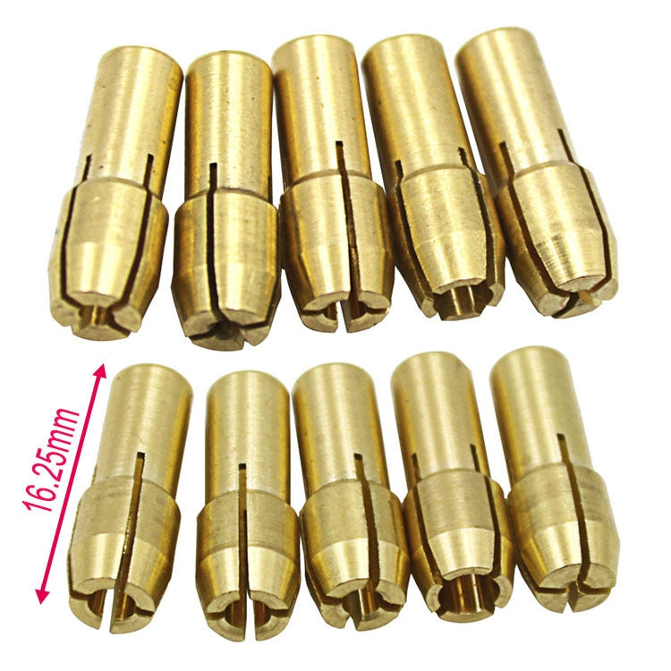 10 PCS Three-claw Copper Clamp Nut for Electric Mill Fittings���Bore diameter: 1.0mm - Hex Key & Spanner by PMC TechLife | Online Shopping South Africa | PMC TechLife | Buy Now Pay Later Mobicred