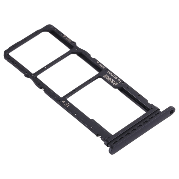 SIM Card Tray + SIM Card Tray + Micro SD Card Tray for Huawei Enjoy 10 / Honor Play 3 (Black) - Card Socket by PMc TechLife | Online Shopping South Africa | PMc TechLife | Buy Now Pay Later Mobicred