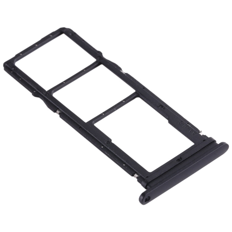 SIM Card Tray + SIM Card Tray + Micro SD Card Tray for Huawei Enjoy 10 / Honor Play 3 (Black) - Card Socket by PMc TechLife | Online Shopping South Africa | PMc TechLife | Buy Now Pay Later Mobicred