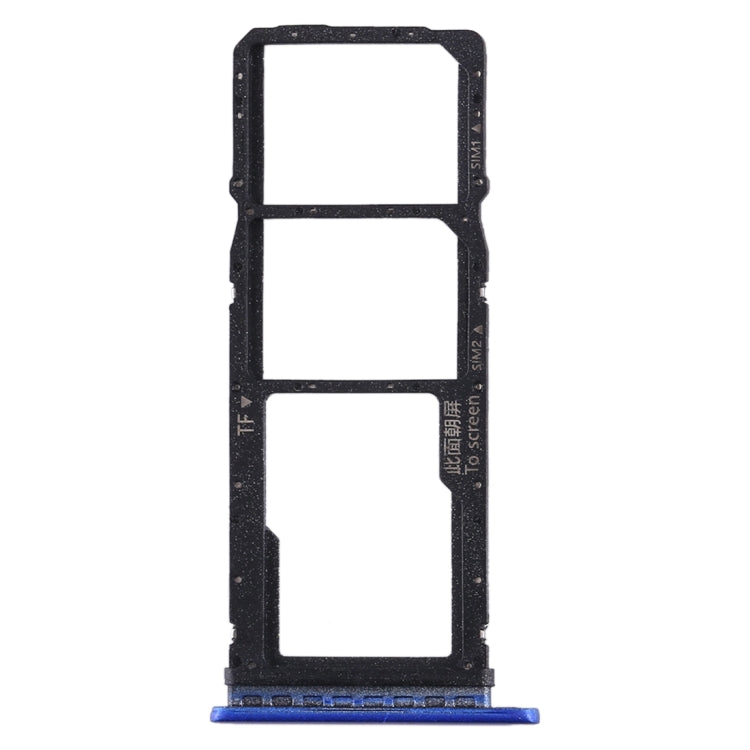 SIM Card Tray + SIM Card Tray + Micro SD Card Tray for Huawei Enjoy 10 / Honor Play 3 (Dark Blue) - Card Socket by PMc TechLife | Online Shopping South Africa | PMc TechLife | Buy Now Pay Later Mobicred