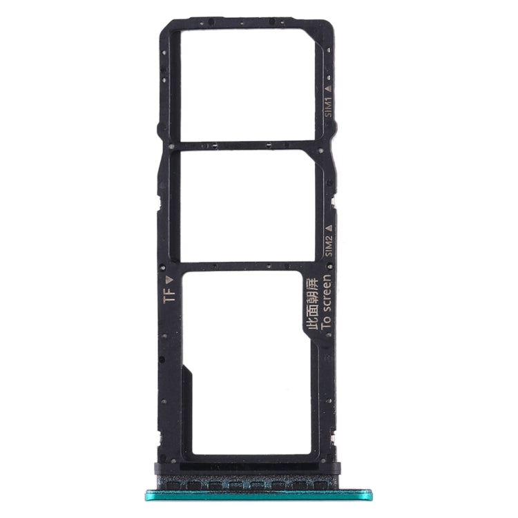 SIM Card Tray + SIM Card Tray + Micro SD Card Tray for Huawei Enjoy 10 / Honor Play 3 (Green) - Card Socket by PMc TechLife | Online Shopping South Africa | PMc TechLife | Buy Now Pay Later Mobicred