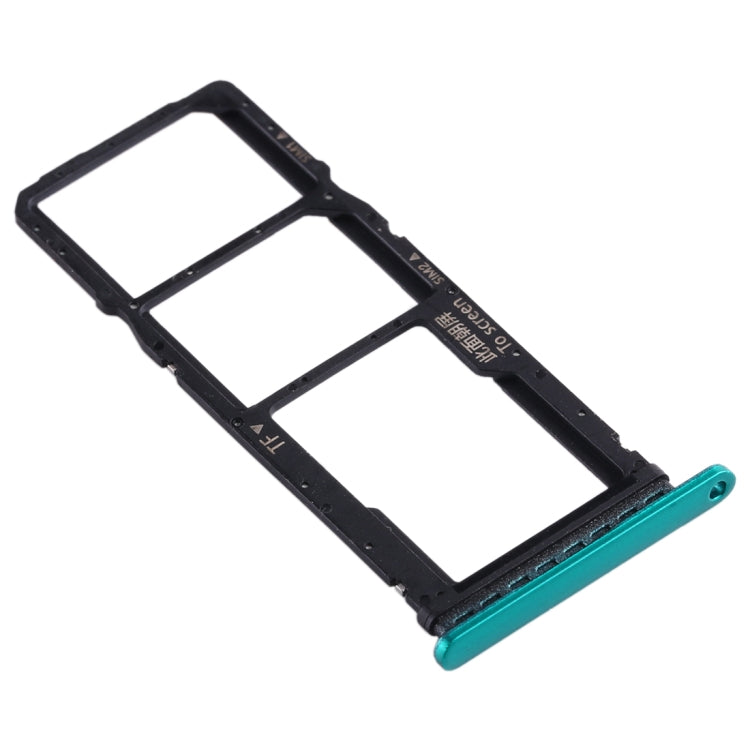 SIM Card Tray + SIM Card Tray + Micro SD Card Tray for Huawei Enjoy 10 / Honor Play 3 (Green) - Card Socket by PMc TechLife | Online Shopping South Africa | PMc TechLife | Buy Now Pay Later Mobicred
