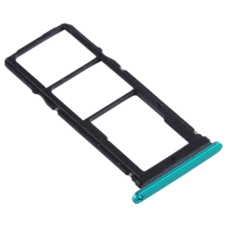 SIM Card Tray + SIM Card Tray + Micro SD Card Tray for Huawei Enjoy 10 / Honor Play 3 (Green) - Card Socket by PMc TechLife | Online Shopping South Africa | PMc TechLife | Buy Now Pay Later Mobicred