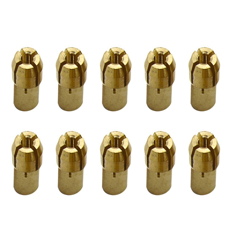 10 PCS Three-claw Copper Clamp Nut for Electric Mill Fittings���Bore diameter: 2.0mm - Hex Key & Spanner by PMC TechLife | Online Shopping South Africa | PMC TechLife | Buy Now Pay Later Mobicred