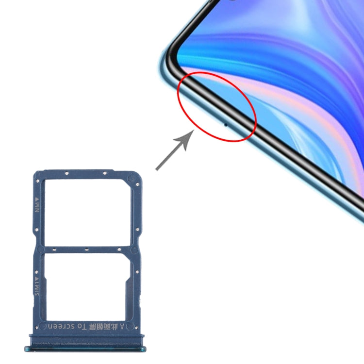 SIM Card Tray + NM Card Tray for Huawei Enjoy 10s / Honor Play 4T Pro (Green) - Card Socket by PMc TechLife | Online Shopping South Africa | PMc TechLife | Buy Now Pay Later Mobicred