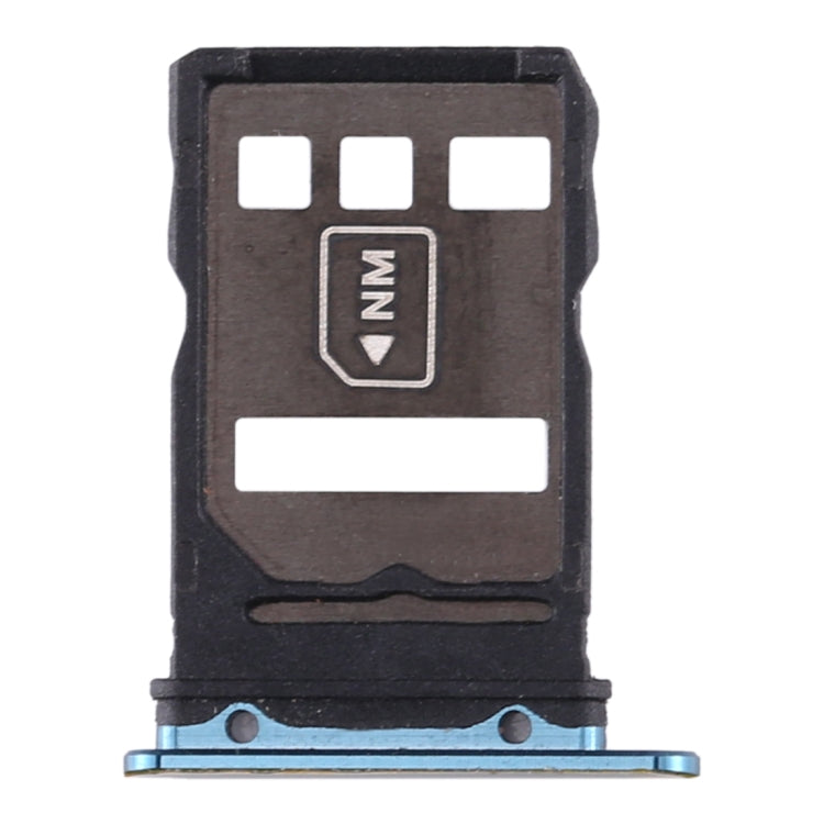SIM Card Tray + NM Card Tray for Huawei Mate 30 (Blue) - Card Socket by PMc TechLife | Online Shopping South Africa | PMc TechLife | Buy Now Pay Later Mobicred