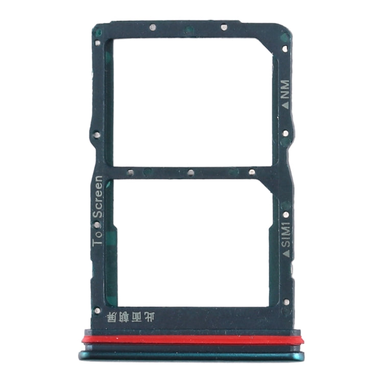 SIM Card Tray + NM Card Tray for Huawei Honor 30S / Nova 7 SE (Green) - Card Socket by PMc TechLife | Online Shopping South Africa | PMc TechLife | Buy Now Pay Later Mobicred