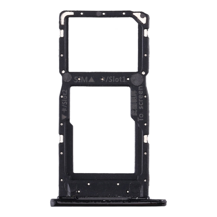 SIM Card Tray + SIM Card Tray / Micro SD Card Tray for Huawei Enjoy 9s (Black) - Card Socket by PMc TechLife | Online Shopping South Africa | PMc TechLife | Buy Now Pay Later Mobicred