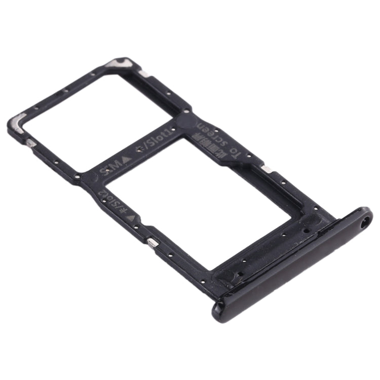 SIM Card Tray + SIM Card Tray / Micro SD Card Tray for Huawei Enjoy 9s (Black) - Card Socket by PMc TechLife | Online Shopping South Africa | PMc TechLife | Buy Now Pay Later Mobicred